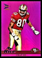 Jerry Rice [Holo Purple] #128 Football Cards 1999 Pacific Prisms Prices