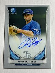Andrew Toles [Chrome] #AT Baseball Cards 2014 Bowman Prospect Autograph Prices