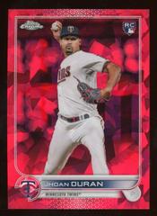 Jhoan Duran [Red] #US277 Baseball Cards 2022 Topps Chrome Update Sapphire Prices