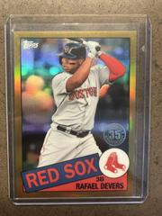 Rafael Devers [Gold Refractor] #85TC-8 Baseball Cards 2020 Topps Chrome 1985 Prices