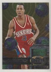 Allen Iverson [Reebok Gold] #20 Basketball Cards 1997 Metal Universe Prices