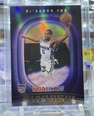 De'Aaron Fox [Holo] #15 Basketball Cards 2023 Panini Hoops Skyview Prices