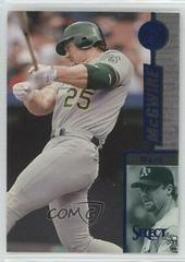 Mark McGwire Baseball Cards 1997 Select Prices