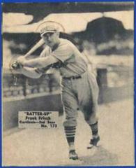 Frank Frisch #173 Baseball Cards 1934 Batter Up Prices