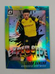 Jadon Sancho Soccer Cards 2018 Panini Donruss Explosive Prices