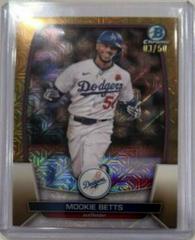 Mookie Betts [Gold] #2 Baseball Cards 2023 Bowman Chrome Prices