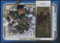 Manny Machado #DPC-MMA Baseball Cards 2023 Topps Definitive Patch Collection Prices
