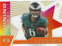 DeVonta Smith [Orange] #SS-15 Football Cards 2021 Panini Illusions Shining Stars Prices