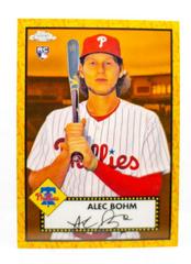 Alec Bohm [Orange Yellow] #1 Baseball Cards 2021 Topps Chrome Platinum Anniversary Prices