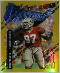 Bryant Young [Refractor] #267 Football Cards 1996 Topps Finest Prices