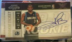 Rodrigue Beaubois Autograph #122 Basketball Cards 2009 Playoff Contenders Prices