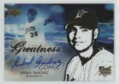 Anibal Sanchez [Autograph] #139 Baseball Cards 2006 Upper Deck Future Stars Prices