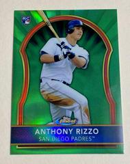 Anthony Rizzo [Green Refractor] #97 Baseball Cards 2011 Finest Prices