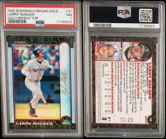 Larry Walker #31 Baseball Cards 1999 Bowman Chrome Gold Prices
