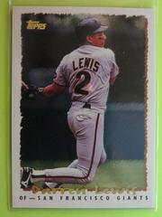 Darren Lewis #031 Baseball Cards 1995 Topps Cyberstats Prices