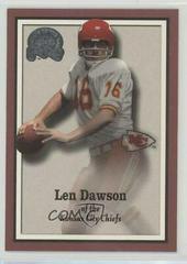 Len Dawson #40 Football Cards 2000 Fleer Greats of the Game Prices