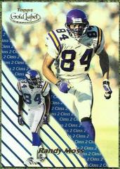 Randy Moss [Class 2] Football Cards 2000 Topps Gold Label Prices