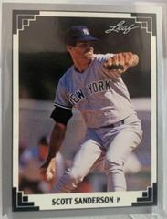 Scott Sanderson Baseball Cards 1991 Leaf Prices
