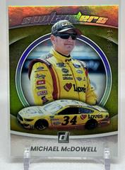 Michael McDowell [Holographic] #C10 Racing Cards 2022 Panini Donruss Nascar Contenders Prices