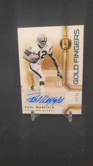 Paul Warfield [Platinum] Football Cards 2022 Panini Gold Standard Fingers Autographs Prices