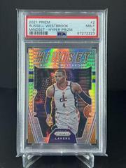 Russell Westbrook [Hyper Prizm] #2 Basketball Cards 2021 Panini Prizm Mindset Prices