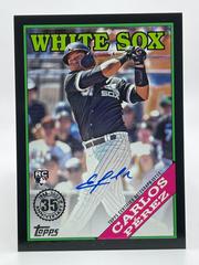 Carlos Perez [Black] Baseball Cards 2023 Topps Update 1988 Autographs Prices