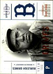 Burleigh Grimes #3 Baseball Cards 2001 Upper Deck Legends of NY Prices