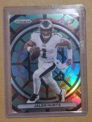 Jalen Hurts #SG-18 Football Cards 2022 Panini Prizm Stained Glass Prices