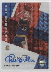 Chris Mullin [Choice Fusion Red] Basketball Cards 2019 Panini Mosaic Autographs Prices