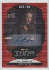 Kat Dennings as Darcy Lewis [Red Auto] Marvel 2022 Allure Prices