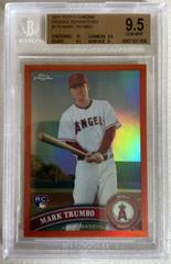 Mark Trumbo [Orange Refractor] #178 Baseball Cards 2011 Topps Chrome Prices