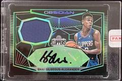Shai Gilgeous Alexander [Green] Basketball Cards 2018 Panini Obsidian Rookie Jersey Autographs Prices
