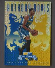 Anthony Davis [Blue & Gold] #2 Basketball Cards 2012 Panini Crusade Prizm Prices