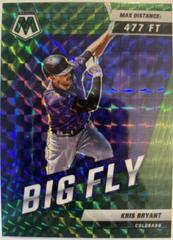 Kris Bryant [Green] Baseball Cards 2022 Panini Mosaic Big Fly Prices
