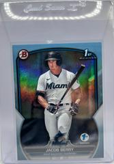 Jacob Berry [Sky Blue] Baseball Cards 2023 Bowman 1st Edition Prices