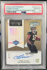 Chris Olave Football Cards 2022 Panini Contenders Draft Class Autographs RPS Prices