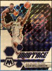 Zion Williamson [White] #5 Basketball Cards 2022 Panini Mosaic Montage Prices