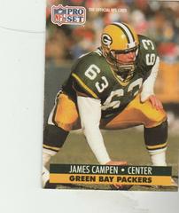 James Campen Football Cards 1991 Pro Set Prices