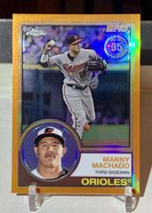 Manny Machado [Orange] #83T-9 Baseball Cards 2018 Topps Chrome 1983 Prices