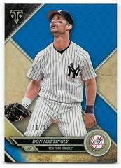 Don Mattingly [Sapphire] #79 Baseball Cards 2017 Topps Triple Threads Prices