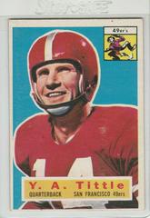 Y. A. Tittle #86 Football Cards 1956 Topps Prices
