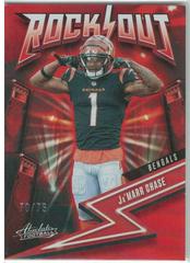 Ja'Marr Chase [Spectrum Orange] #11 Football Cards 2023 Panini Absolute Rock Out Prices