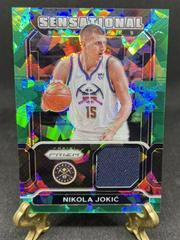 Nikola Jokic [Green Ice] Basketball Cards 2021 Panini Prizm Sensational Swatches Prices