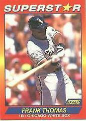 Frank Thomas Baseball Cards 1992 Score Superstars Prices