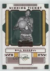 Bill Russell [Red] #32 Basketball Cards 2020 Panini Contenders Draft Picks Winning Tickets Prices