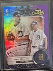 Matt Manning [Class 1 Purple] #2 Baseball Cards 2022 Topps Gold Label Prices