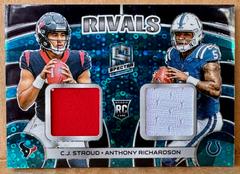 C.J. Stroud / Anthony Richardson [Blue Neon] #1 Football Cards 2023 Panini Spectra Rivals Prices