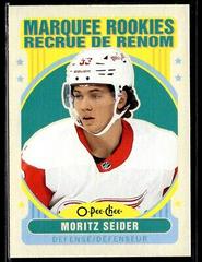 Moritz Seider [Red] #621 Hockey Cards 2021 Upper Deck O Pee Chee Update Prices