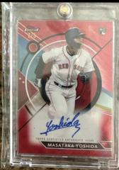 Masataka Yoshida [Red Wave] #FA-MY Baseball Cards 2023 Topps Finest Autographs Prices