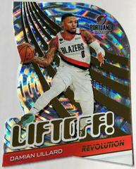 Damian Lillard [Fractal] Basketball Cards 2020 Panini Revolution Liftoff Prices